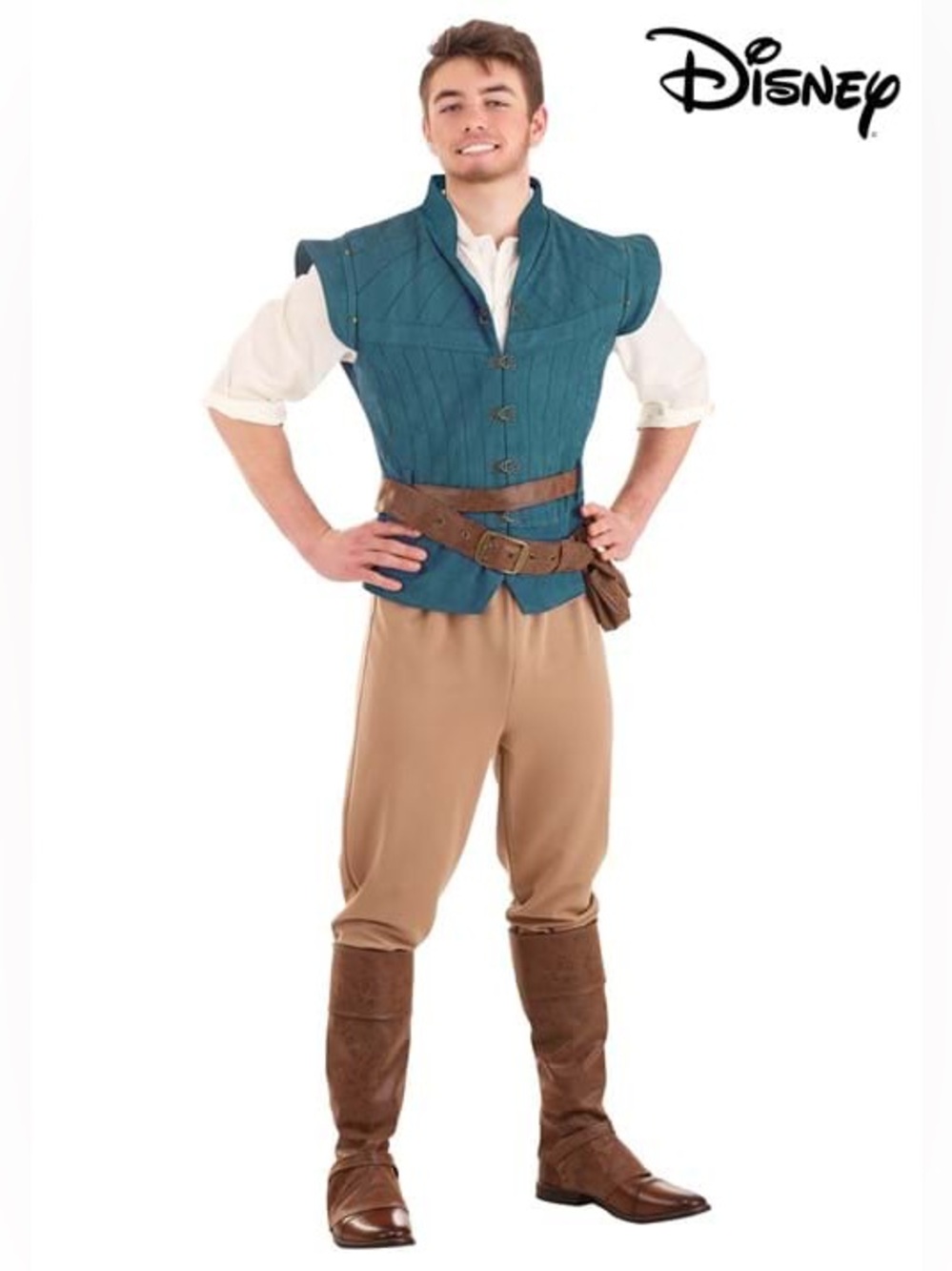 Flynn Rider Costume for Men from Disney's Tangled - size L - NWT
